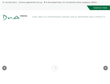 Tablet Screenshot of dnafinancialcareers.com